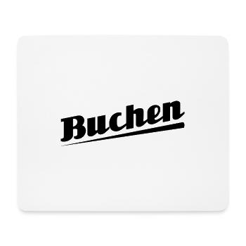 Buchen - Textdesign mit Stadtnamen - Mousepad (Querformat) - Weiß - Vorne