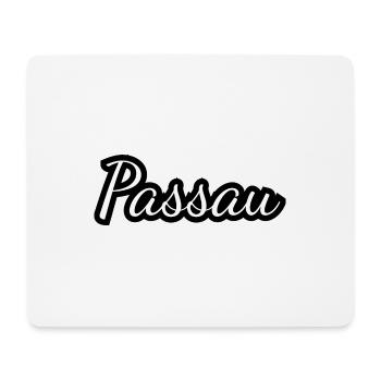Passau - Textdesign mit Stadtnamen - Mousepad (Querformat) - Weiß - Vorne