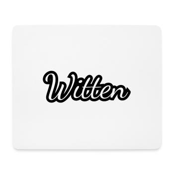 Witten - Textdesign mit Stadtnamen - Mousepad (Querformat) - Weiß - Vorne