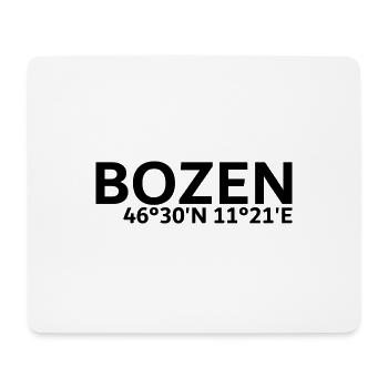 Bozen Koordinaten - Mousepad (Querformat) - Weiß - Vorne