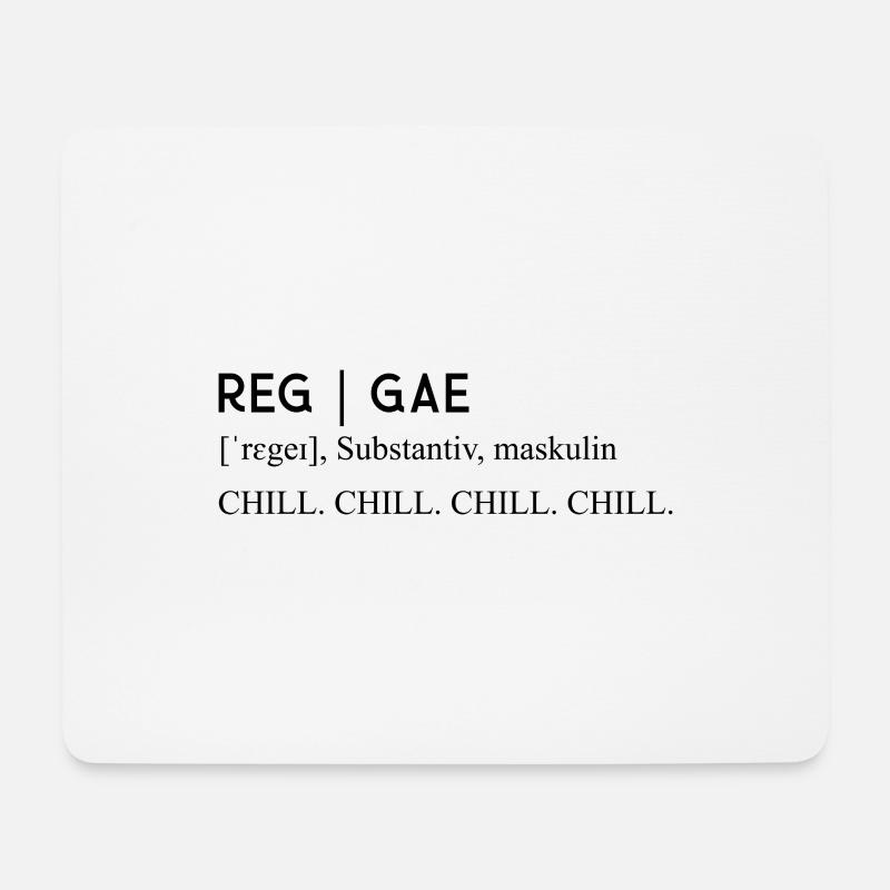 Music Definition Genre Reggae - Mousepad (Querformat) - Weiß
