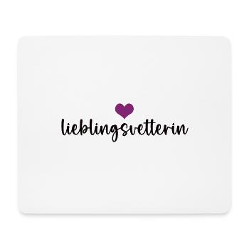 Lieblingsvetterin Cousine Cousinen Vetterin - Mousepad (Querformat) - Weiß - Vorne