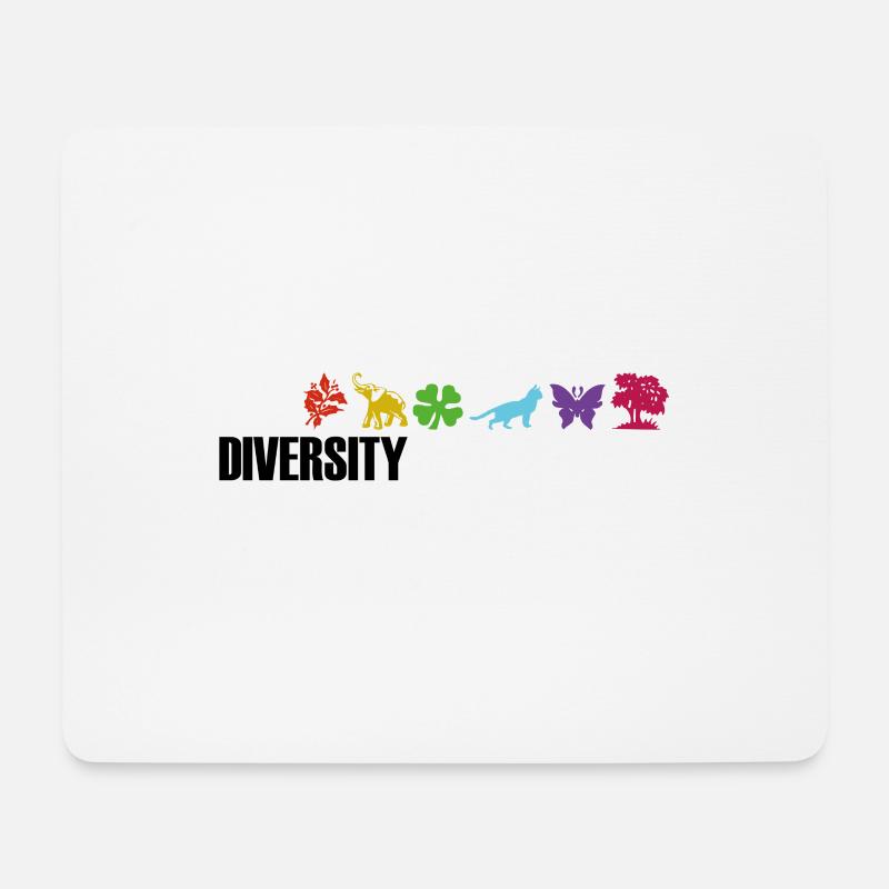 Diversity - Mousepad (Querformat) - Weiß