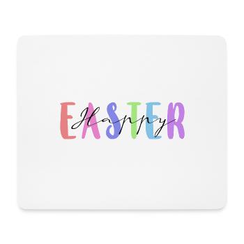 Frohe Ostern - Mousepad (Querformat) - Weiß - Vorne