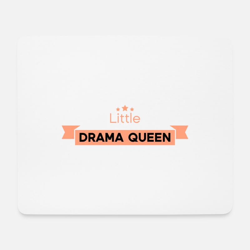 Little Drama Queen - Mousepad (Querformat) - Weiß