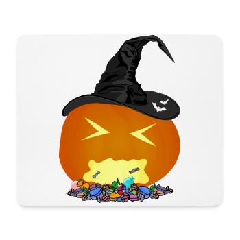 Halloween - zu viel süßes (sonst gibts saures) - Mousepad (Querformat) - Weiß - Vorne