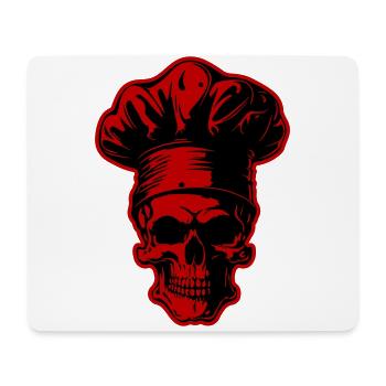 Skull Cook - Tapis de souris (format paysage) - blanc - Devant