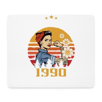 Legendär seit Mai 1990 - Mai 1990 Geburtstag 1990 - Mousepad (Querformat) - Weiß - Vorne
