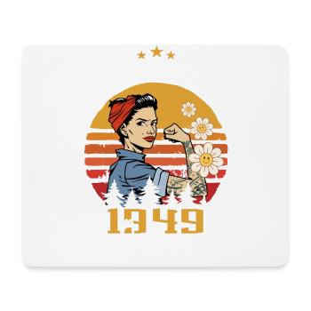 Legendär seit Mai 1949 - Mai 1949 Geburtstag 1949 - Mousepad (Querformat) - Weiß - Vorne