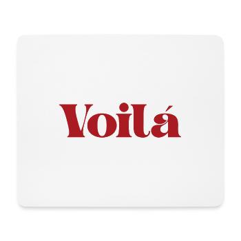 Voila - Mousepad (Querformat) - Weiß - Vorne