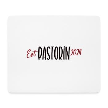 2024 Pastorin Dankeschön Arbeit Beruf Gemeinde - Mousepad (Querformat) - Weiß - Vorne