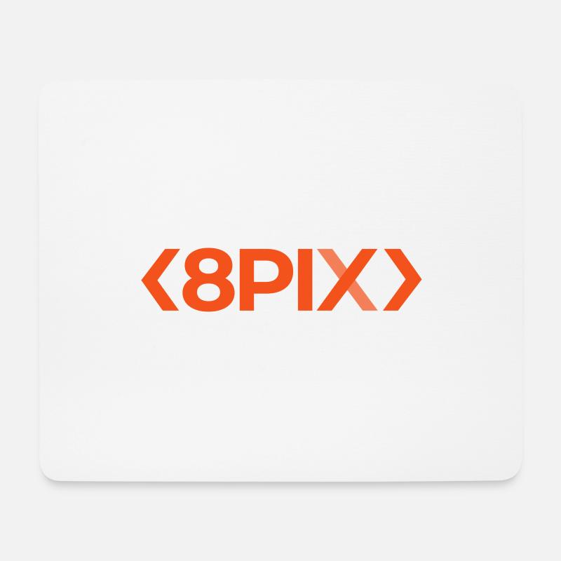 logo 8pix - Tapis de souris (format paysage) - blanc