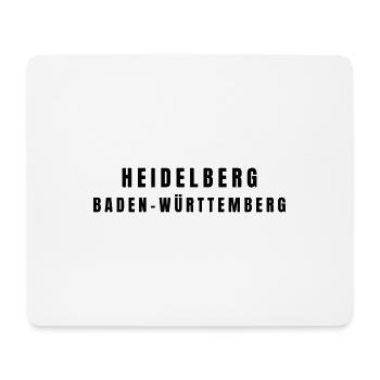 Heidelberg, Baden-Württemberg - Mouse Pad (horizontal) - white - Front