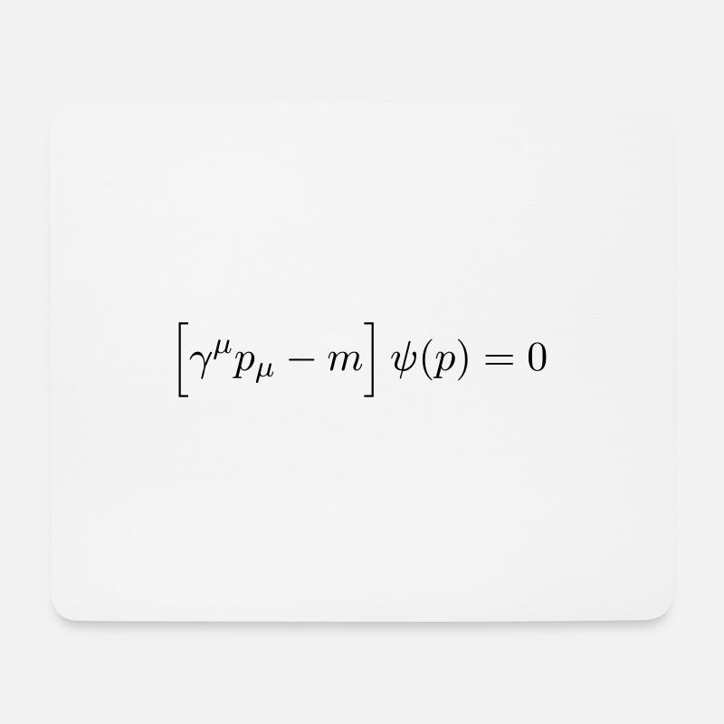 dirac - Mouse Pad (horizontal) - white