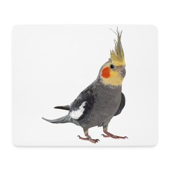 Nymph Cockatoo - Mouse Pad (horizontal) - white - Front