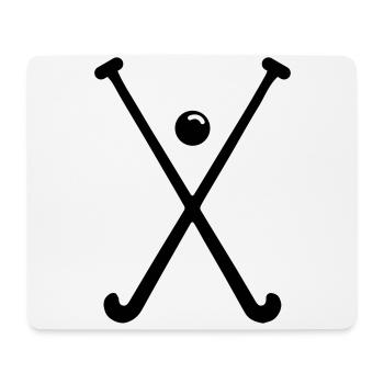 Field Hockey icon icon - Mouse Pad (horizontal) - white - Front