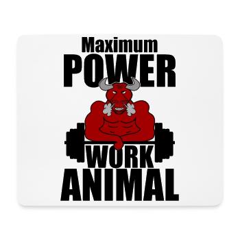 Taurus Bodybuilding Fitness - Mouse Pad (horizontal) - white - Front