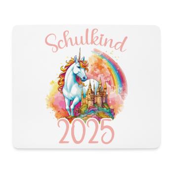 School Child 2025 Unicorn Enrollment School Student - Mouse Pad (horizontal) - white - Front