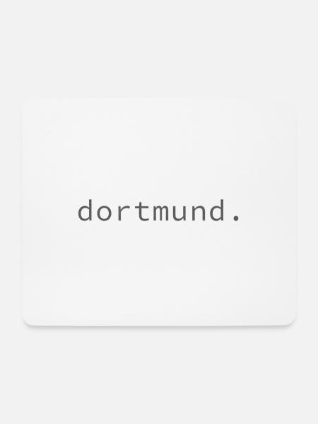 dortmund. - Mousepad (Querformat) - Weiß