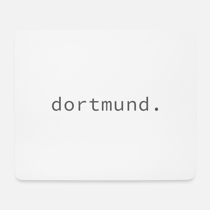 dortmund. - Mousepad (Querformat) - Weiß