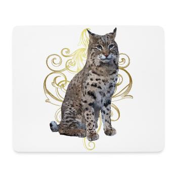 Lynx - Tapis de souris (format paysage) - blanc - Devant
