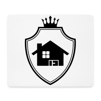 Armoiries du symbole de la maison - Tapis de souris (format paysage) - blanc - Devant