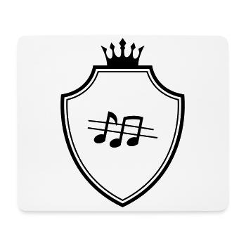 Armoiries de partitions - Tapis de souris (format paysage) - blanc - Devant