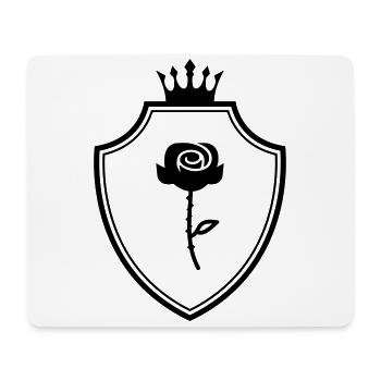 Armoiries de Rose - Tapis de souris (format paysage) - blanc - Devant