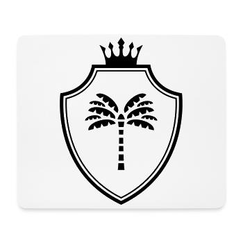 Armoiries de la palme - Tapis de souris (format paysage) - blanc - Devant