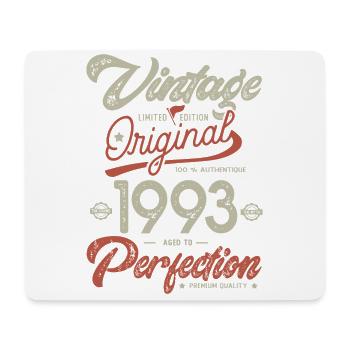 1993 anniversaire vintage - Tapis de souris (format paysage) - blanc - Devant