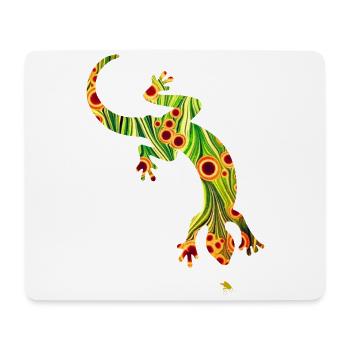 Lézard E 110 - Tapis de souris (format paysage) - blanc - Devant