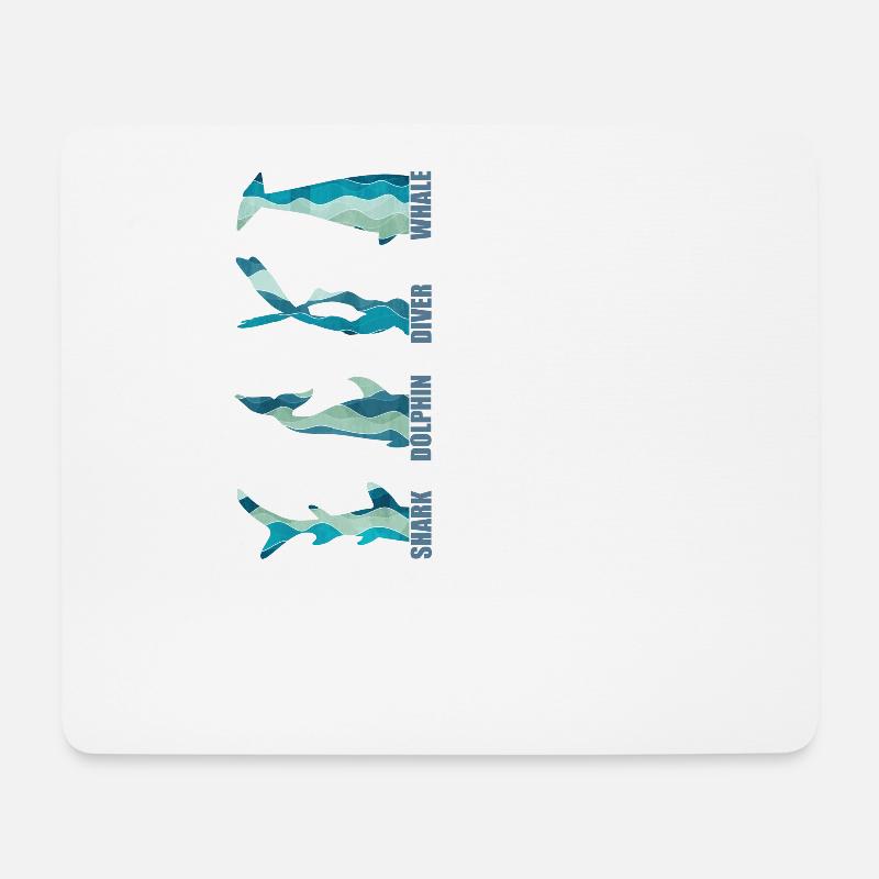 Schwanzgeschichten Tail Tales - Mousepad (Querformat) - Weiß