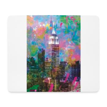 04 Good Morning NEW YORK ! Posters Margarita Art - Tapis de souris (format paysage) - blanc - Devant