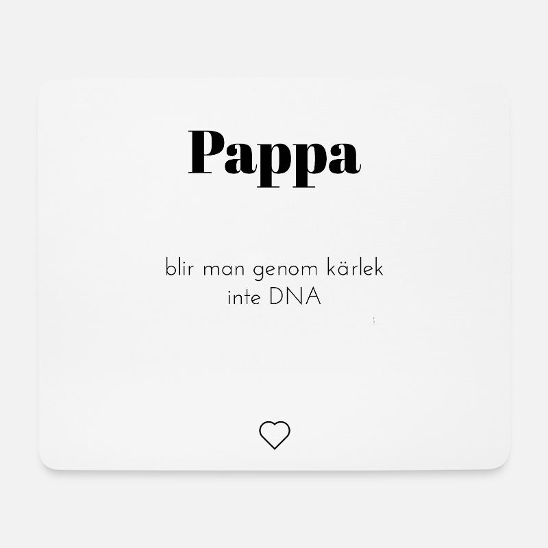 Dad is made by love - Mouse Pad (horizontal) - white