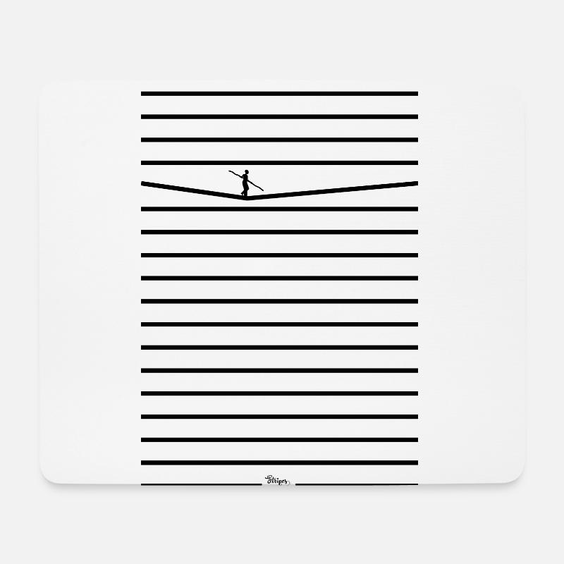 Tightrope Walker - Mousepad (Querformat) - Weiß