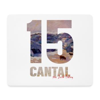 José Fabry - Cantal 15 - 2 - Tapis de souris (format paysage) - blanc - Devant