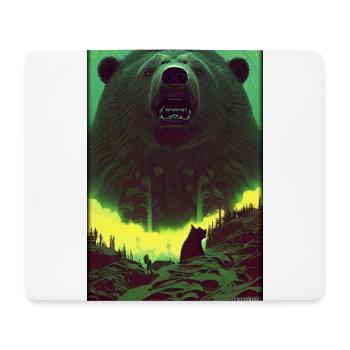 Bear Grizzly Bear Brown Bear Predator Wildlife Forest 2 - Mouse Pad (horizontal) - white - Front