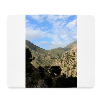 Mountain Mountains Mountain Landscape Poster - Mouse Pad (horizontal) - white - Front