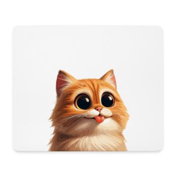 Cute Cat Meme - Mouse Pad (horizontal) - white - Front