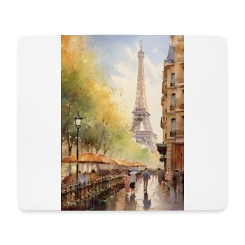 Art Paris 11003 - Mousepad (Querformat) - Weiß - Vorne