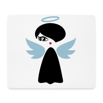 Engelchen - Mousepad (Querformat) - Weiß - Vorne