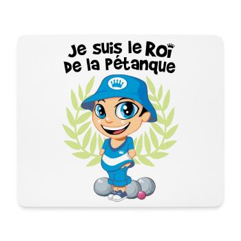King of bowls - Mouse Pad (horizontal) - white - Front