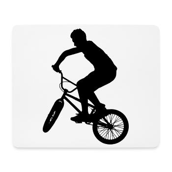 BMX - Tapis de souris (format paysage) - blanc - Devant