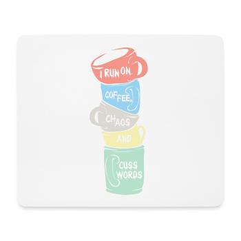 Kaffee - Mousepad (Querformat) - Weiß - Vorne