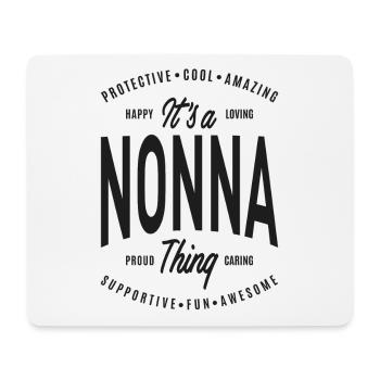 Nonna Thing - Mouse Pad (horizontal) - white - Front