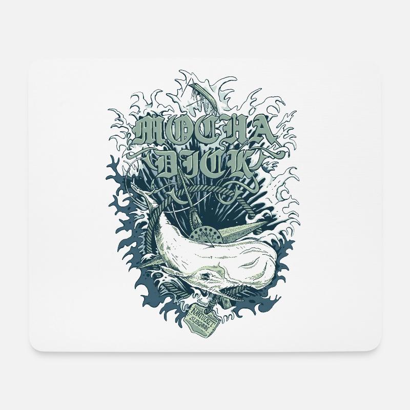 Mocha Dick - Mouse Pad (horizontal) - white