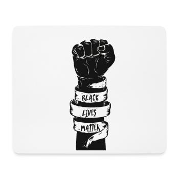 black lives matter - Mouse Pad (horizontal) - white - Front