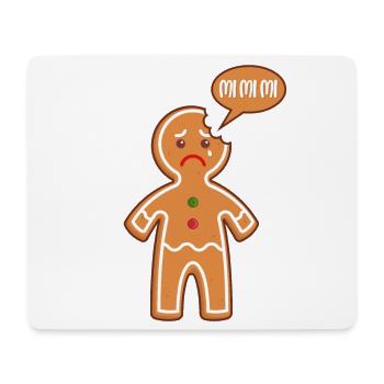 Gingerbread man Mimimi Mi Mi Mi baker baking pastries - Mouse Pad (horizontal) - white - Front