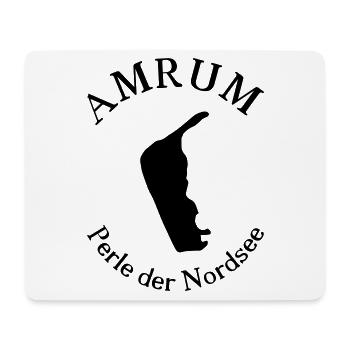 Amrum - Mousepad (Querformat) - Weiß - Vorne