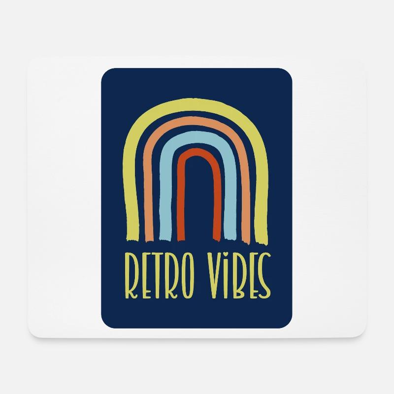 Retro Vibes - Mouse Pad (horizontal) - white